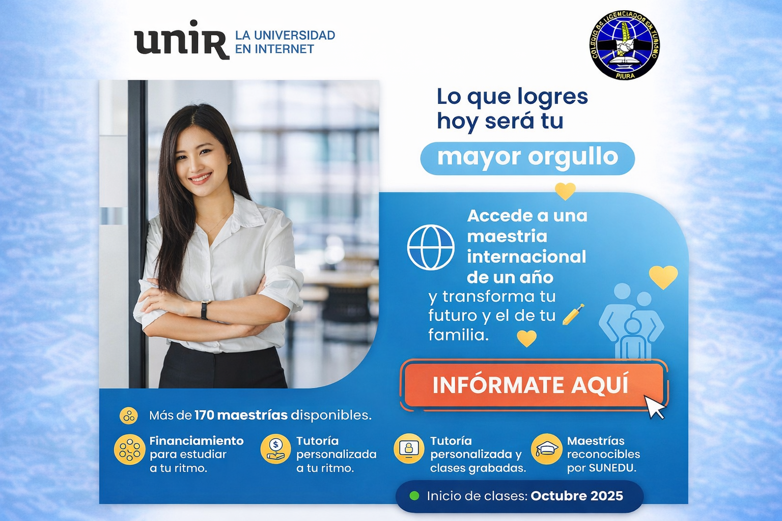 Impulsa tu carrera profesional con una maestría en UNIR.